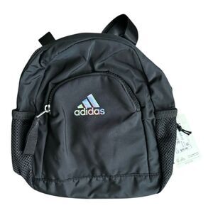 Adidas Black Mini Bag Linear 3 Mini Backpack Black Adidas Hologram Logo
